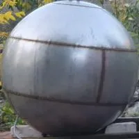 Шар из нержавеющей стали на заказ (197448) сертификат - сфера арт-объект ø 1000 мм. пустотелая  в Москве