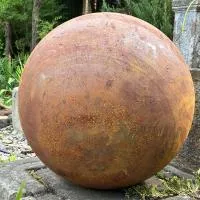 Стальная сфера — 3D КОРТЕН (518913) ∅ 1500 мм. Москва