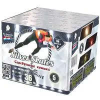 Салют Серебряные коньки. Купить Салют Серебряные коньки VH080-36-01 — магазин продажа салютов недорого —  Москва, производитель Русский фейерверк - Русская пиротехника, доставка по России  +7 963 711 89 03  | piroclub.ru