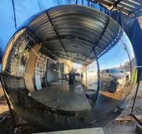 Сфера шар ø 2000 мм. (514274) производство - арт-объект пустотелая  в Москве