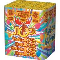 Батарея салютов Лось РС8225 купить от производителя Русская Пиротехника 