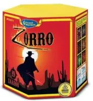 Фейерверк Zorro. Купить Фейерверк Zorro  Р7471 — магазин продажа салютов недорого —  Москва, производитель Русский фейерверк - Русская пиротехника, доставка по России  +7 963 711 89 03  | piroclub.ru