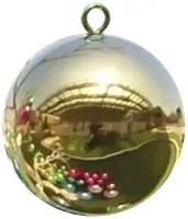 Ёлочный шар золото (518834) ∅ 450 мм. Москва 