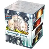 Салют Королевский Талер. Купить Салют Королевский Талер VH100-16-01 — магазин продажа салютов недорого —  Москва, производитель Русский фейерверк - Русская пиротехника, доставка по России  +7 963 711 89 03  | piroclub.ru