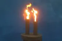 Мемориальная свеча (197176) монтаж вечный огонь универсальная  в Москве