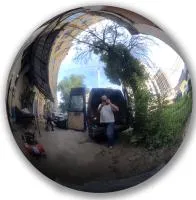 Шар ø 850 мм. полый полированный (517590) производство - сфера арт-объект пустотелая  в Москве