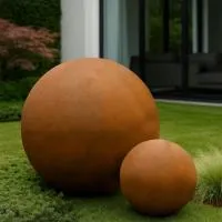 Кортен 2 шара - композиция (518935) ∅ 0,75 и 1,5 м. Москва