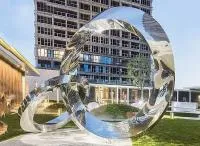 Скульптура звено из нержавеющей стали (518255) монтаж арт-объект  в Москве