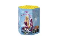 Батарея салютов Русалочка. Купить Батарея салютов Русалочка Р7055ФМ — магазин продажа салютов недорого —  Москва, производитель Русский фейерверк - Русская пиротехника, доставка по России  +7 963 711 89 03  | piroclub.ru