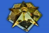 Звезда декоративная решётка (197273) монтаж комплект горелка ГВД 379 10 89 00 ПС вечный огонь ø 1100 мм. авторская  в Москве