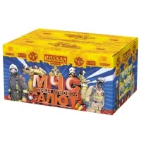 Салют МЧС: Мощный чумовой салют РС7455 купить от производителя Русская Пиротехника 