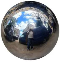 Шар ø 1150 мм. полый полированный (517595) монтаж - сфера арт-объект пустотелая  в Москве