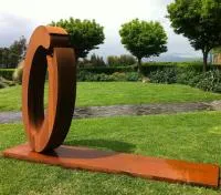 Скульптура дорожная карта кортеновская сталь (518257) поставка арт-объект  в Москве