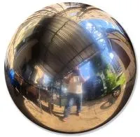 Шар ø 1050 мм. полый полированный (517593) производство - сфера арт-объект пустотелая  в Москве