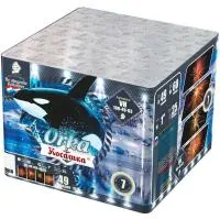 Батарея салютов Косатка. Купить Батарея салютов Косатка VH100-49-03 — магазин продажа салютов недорого —  Москва, производитель Русский фейерверк - Русская пиротехника, доставка по России  +7 963 711 89 03  | piroclub.ru